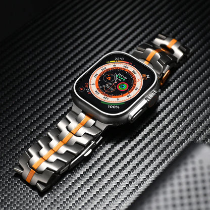 Titanium Stainless Steel Apple Watch Band