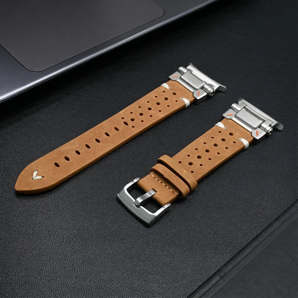 TitaniumTouch Leather Galaxy Watch Ultra Band