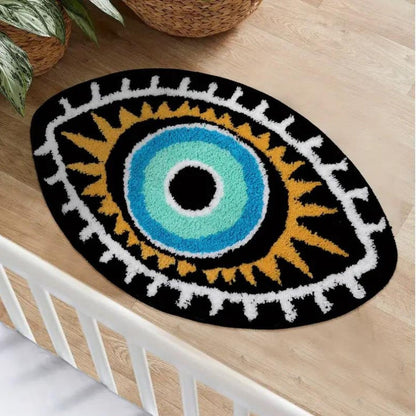 Eclipse Evil Eye Plush Rug