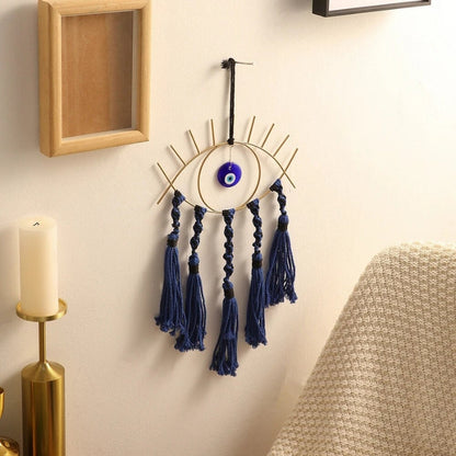 Handcrafted Azure Eye Dream Catcher