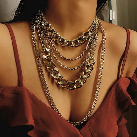 Cascade Layered Necklace