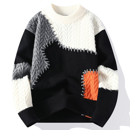 Hype Patchwork Sweater