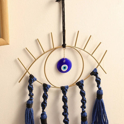 Handcrafted Azure Eye Dream Catcher