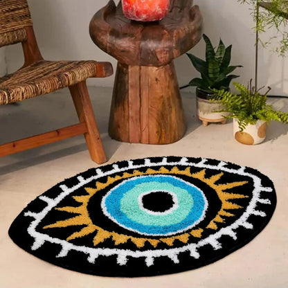 Eclipse Evil Eye Plush Rug