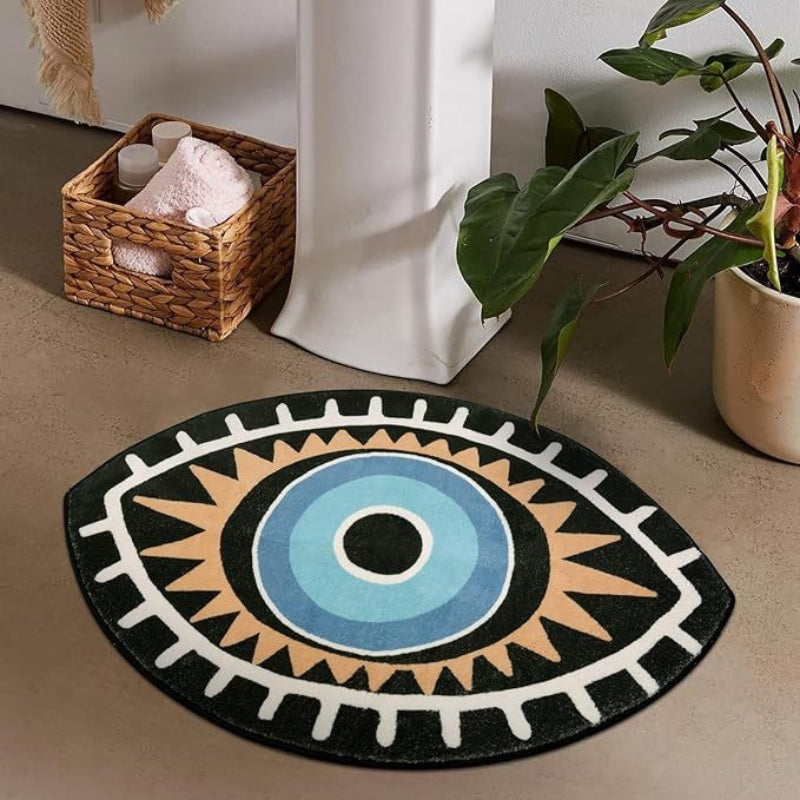 Eclipse Evil Eye Plush Rug