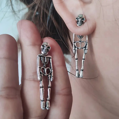 Skeleton Drop Earrings