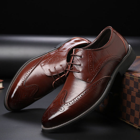 Kingston Leather Brogue Dress Shoes