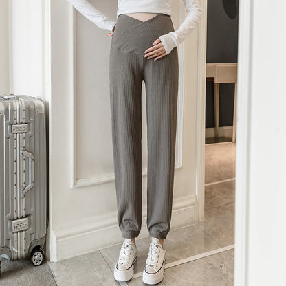 Pleated Maternity Pants