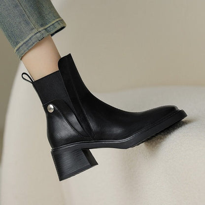 Grazia Italian Leather Ankle Boots