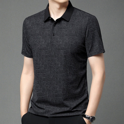 Ronaldo Premium Geometric Polo Shirt