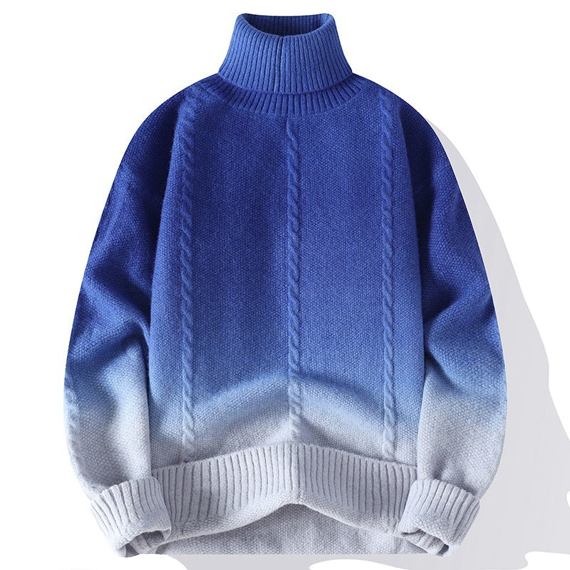 Dawn Ombre Turtleneck Sweater