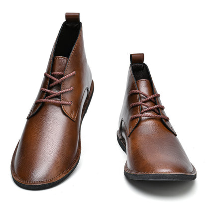 Pelle Italiana Leather Chukka Boots