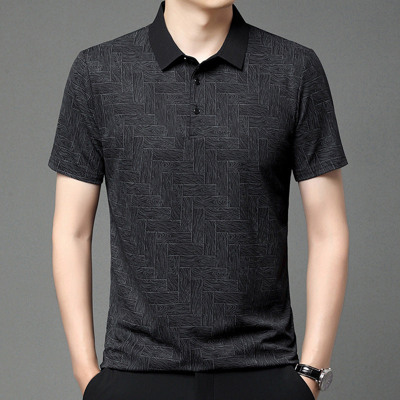 Ronaldo Premium Geometric Polo Shirt