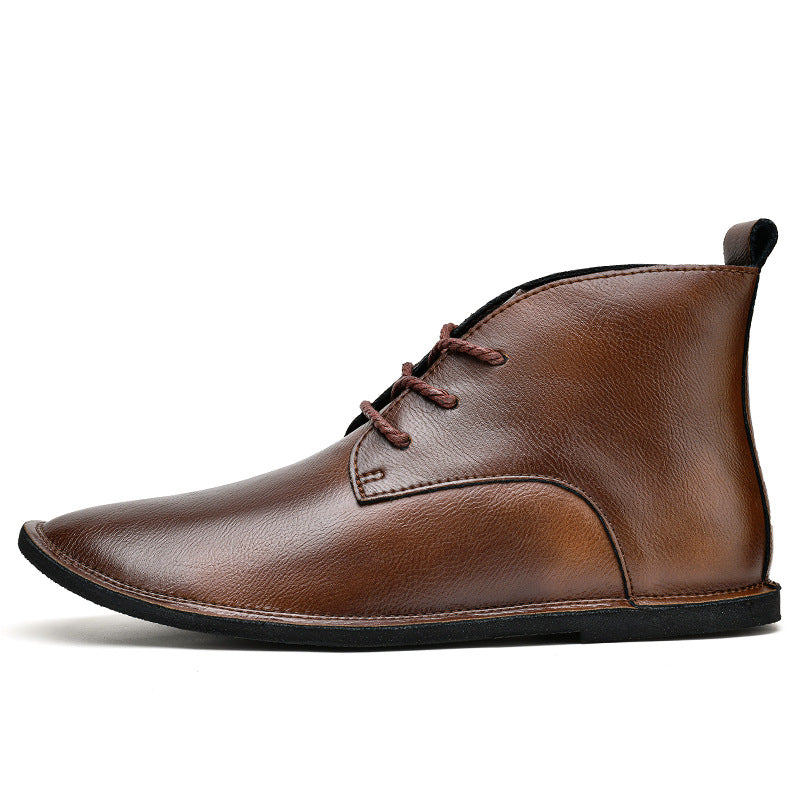 Pelle Italiana Leather Chukka Boots