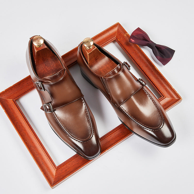 Oxford Double Monk Strap Dress Shoes