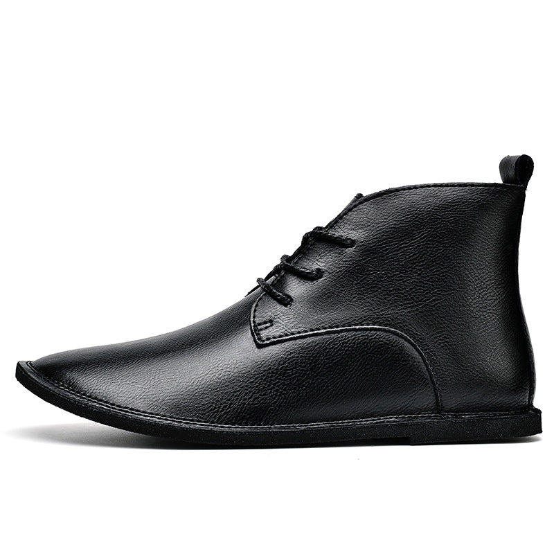 Pelle Italiana Leather Chukka Boots