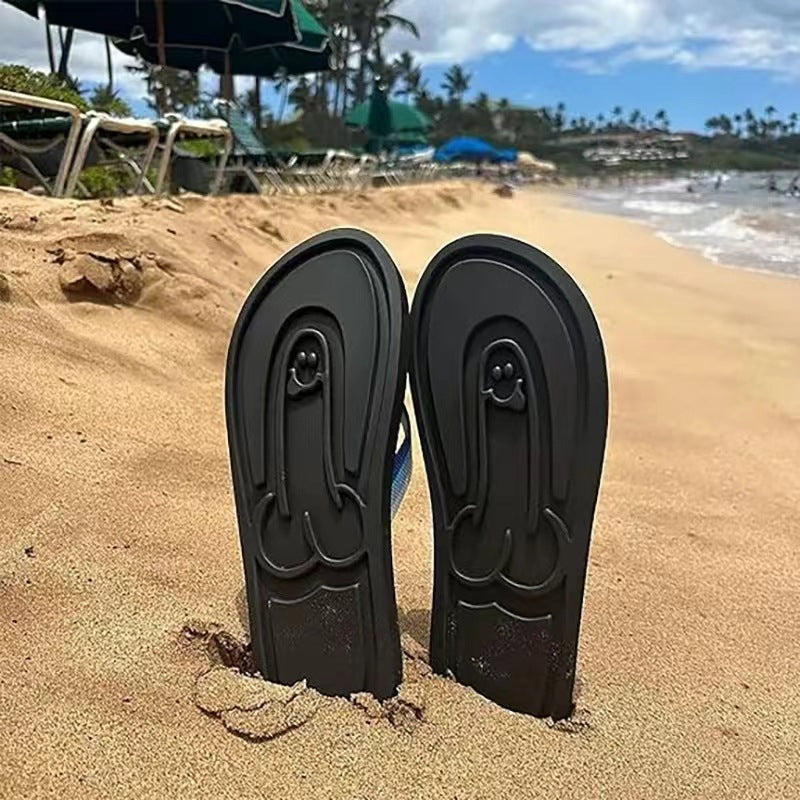 Happy Trails Flip-Flops