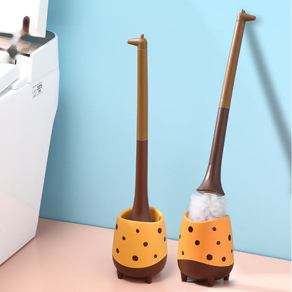 Giraffe Guardian Toilet Brush Set