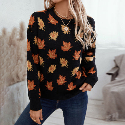 Autumn Leaves Sweater