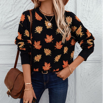 Autumn Leaves Sweater