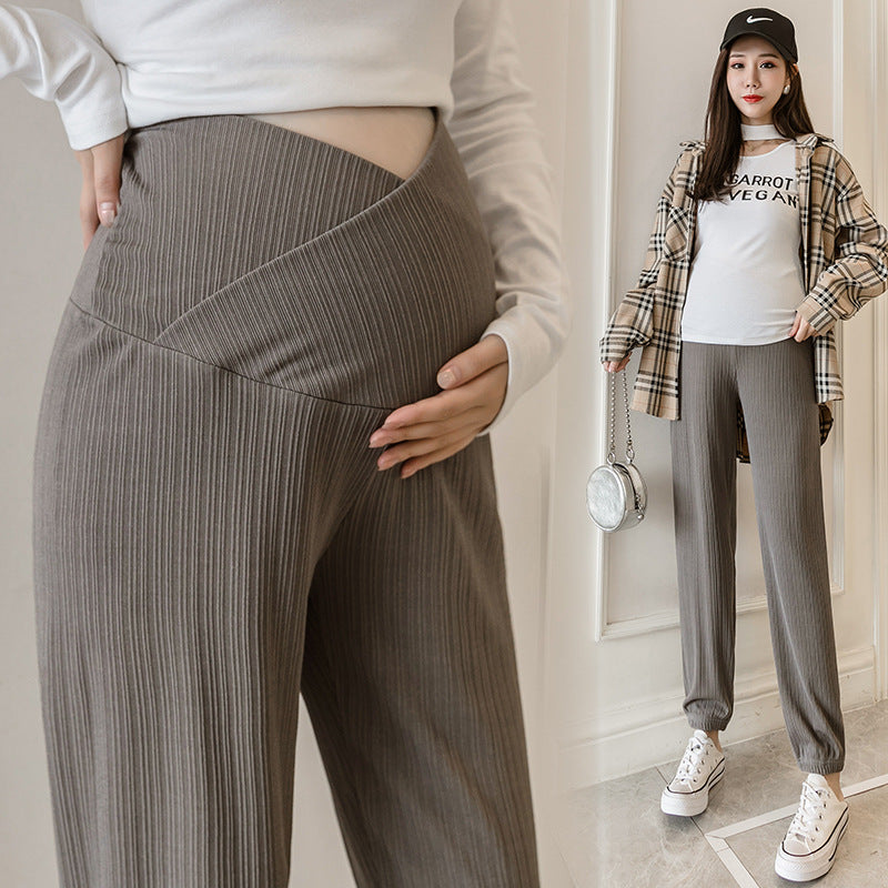 Pleated Maternity Pants