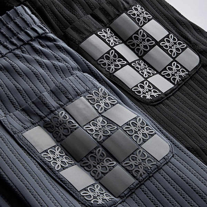 Monochrome Check Joggers