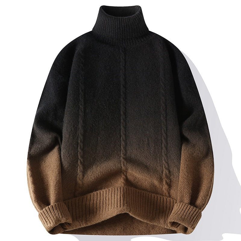 Dawn Ombre Turtleneck Sweater