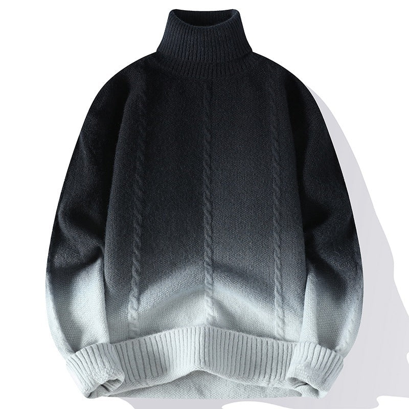 Dawn Ombre Turtleneck Sweater