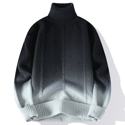 Dawn Ombre Turtleneck Sweater