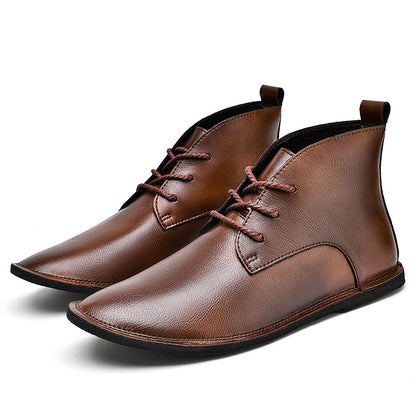 Pelle Italiana Leather Chukka Boots