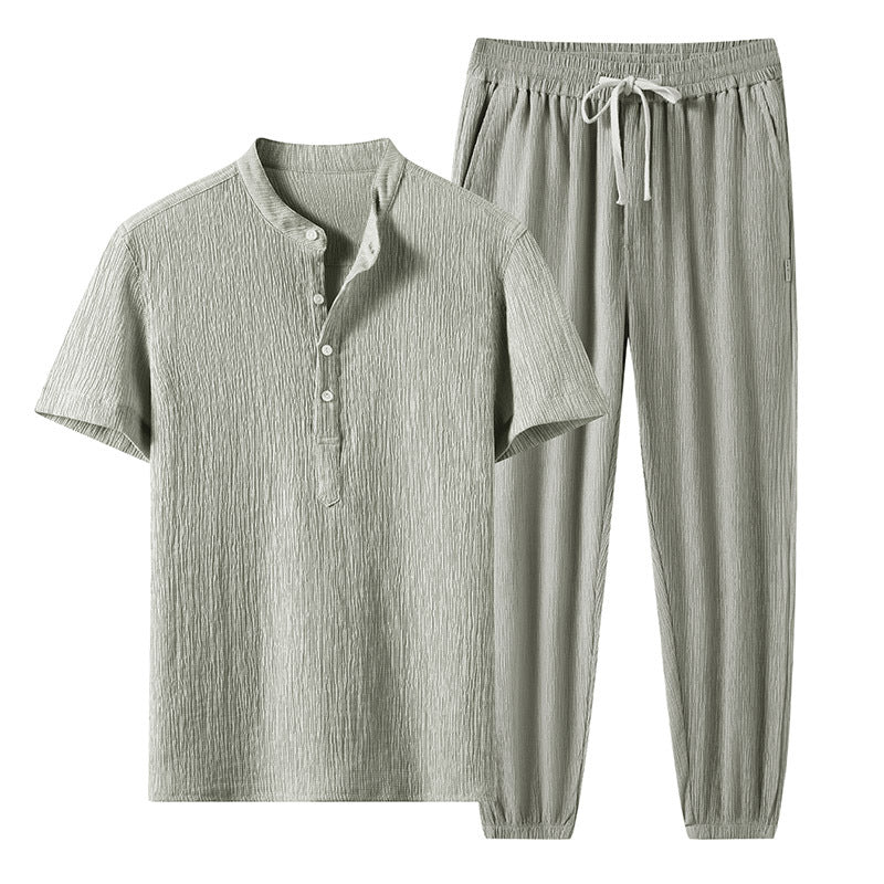 Weekend Stonewashed Linen Lounge Set