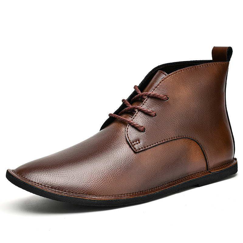 Pelle Italiana Leather Chukka Boots