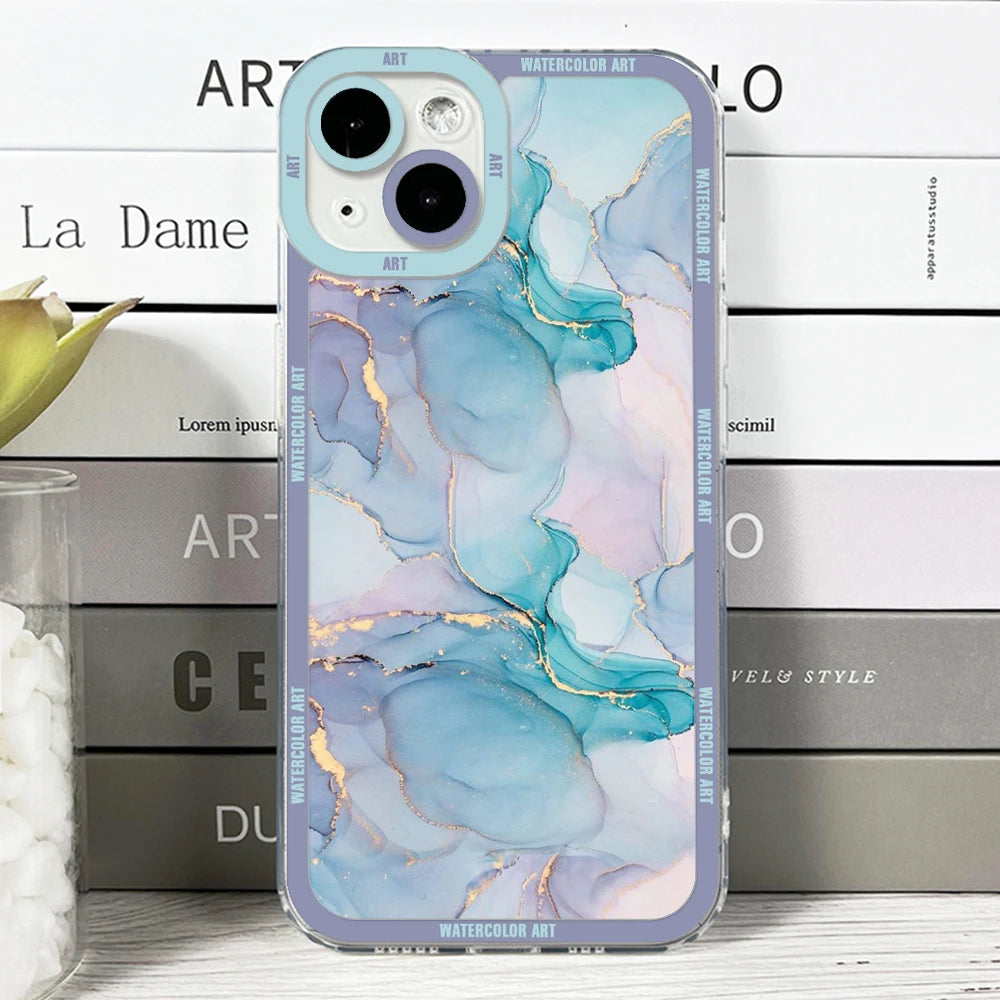 Watercolor Marble iPhone Case