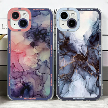 Watercolor Marble iPhone Case