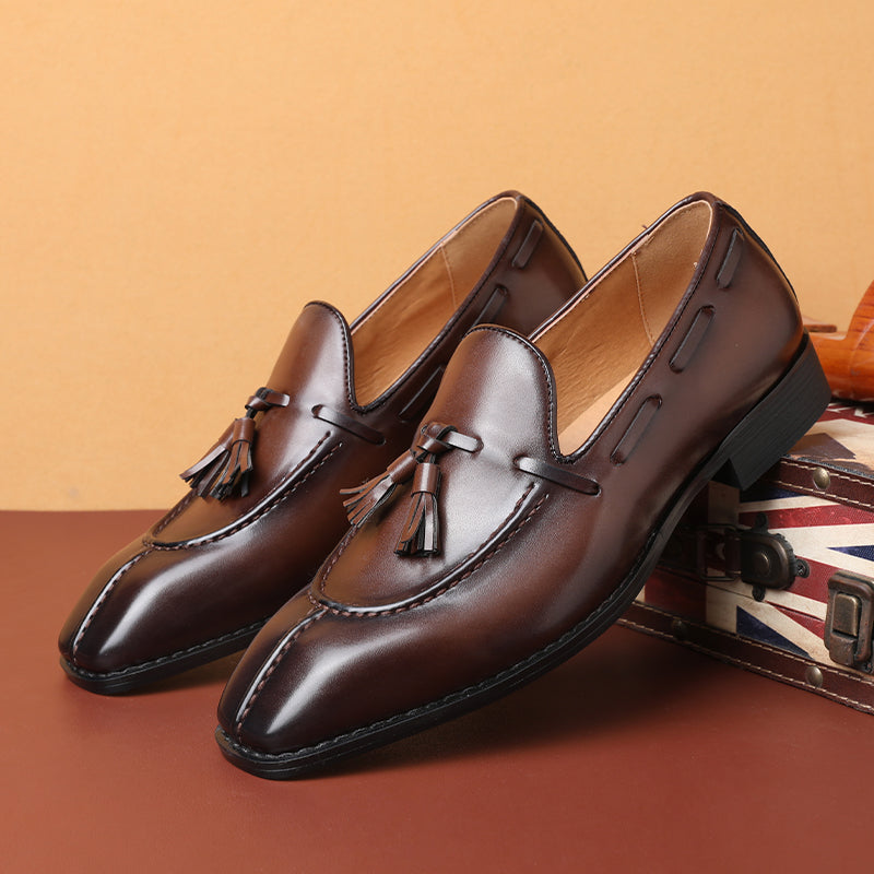 Windsor Genuine Leather Tassel Loafers