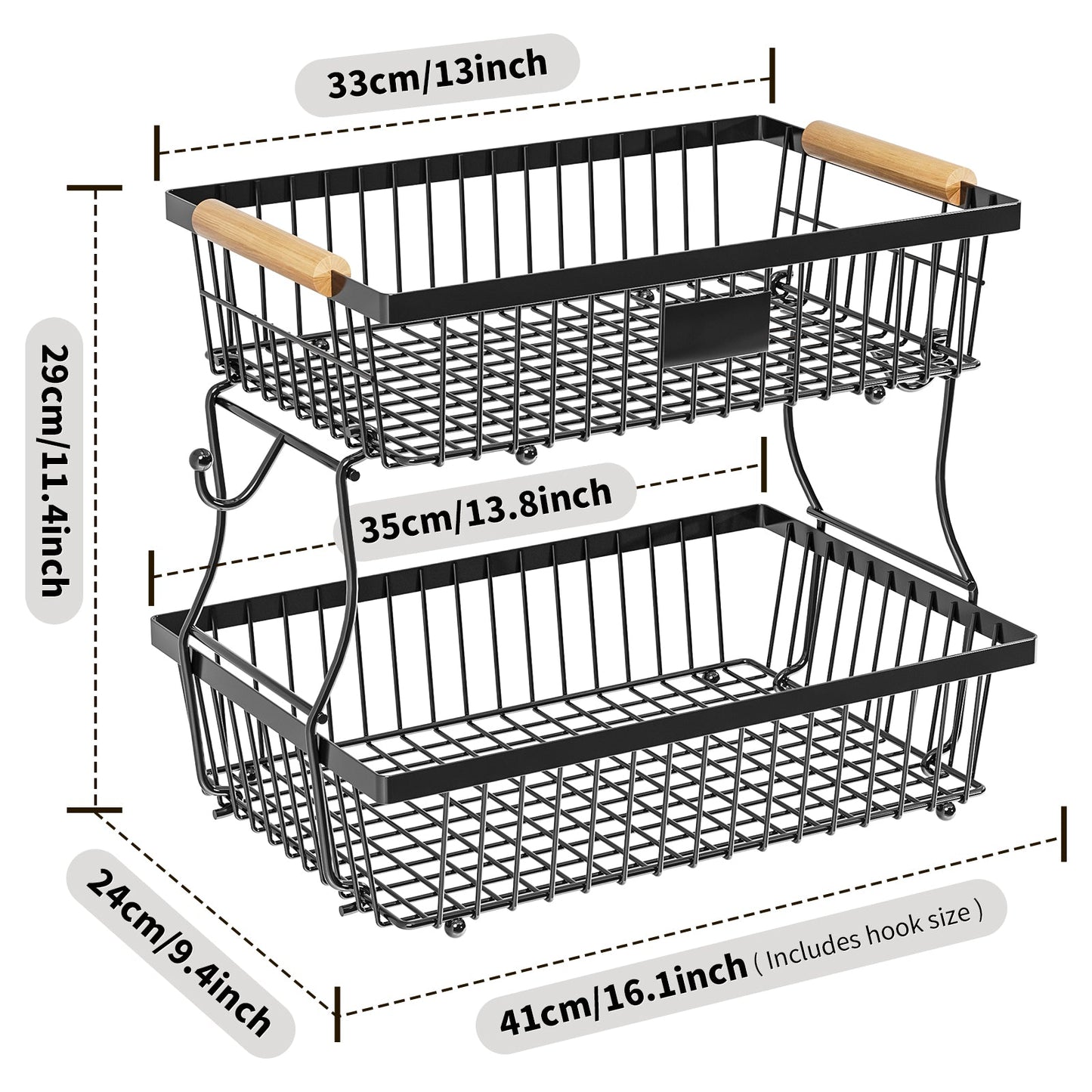 2-Tier Fruit Organizer