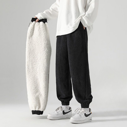 Dawn Corduroy Sherpa Joggers