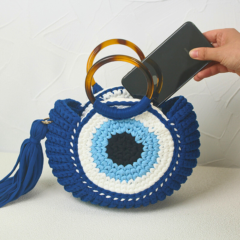 Evil Eye Crotchet Bag