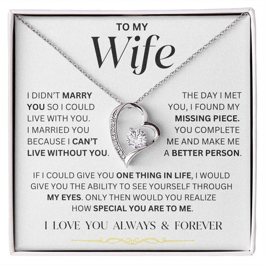 Wife -  Forever Love Necklace