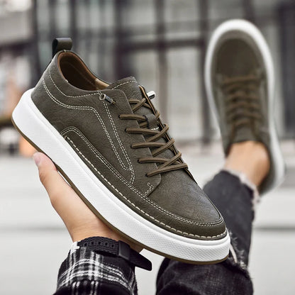 Oxfords Genuine Leather Sneakers