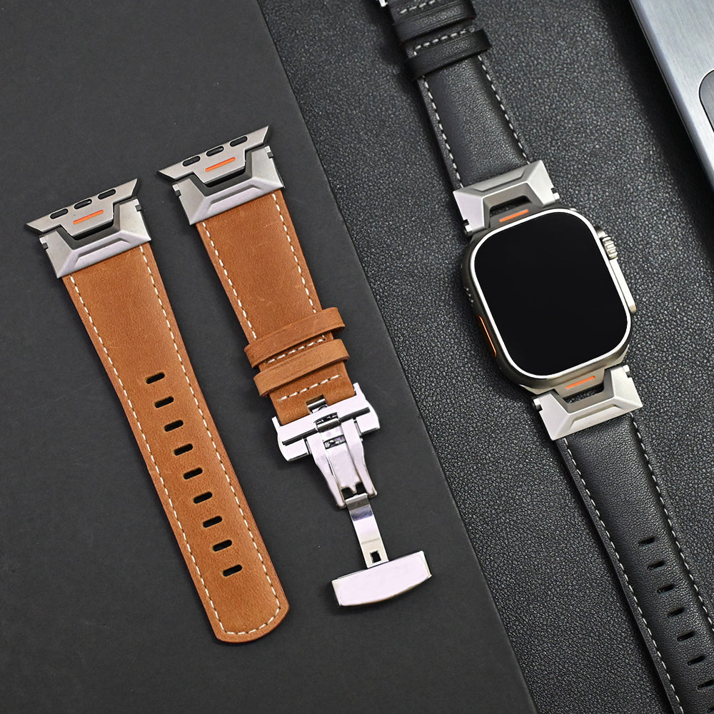 Odyssey Genuine Leather Apple Watch Band