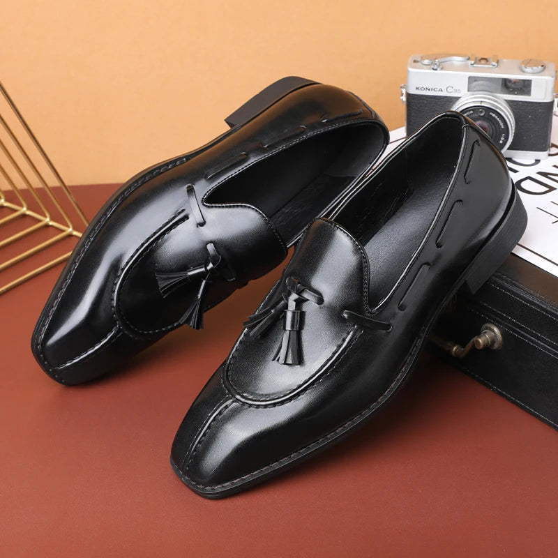 Windsor Genuine Leather Tassel Loafers