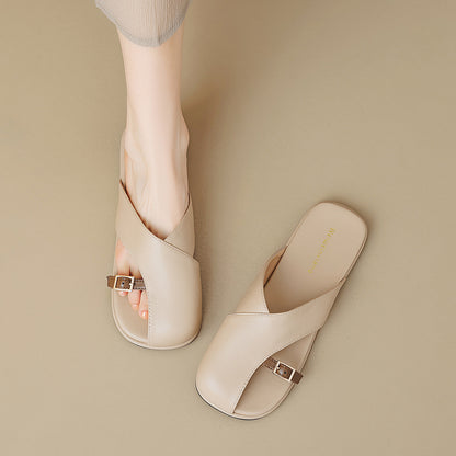 Bellini Leather Slides