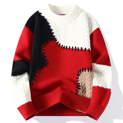 Hype Patchwork Sweater